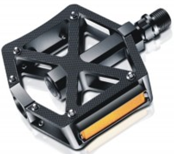 Briviga  PEDAL HF-603 PLATFORM ALÜMİNYUM BARREL SİYAH 110x100mm 390g/pr