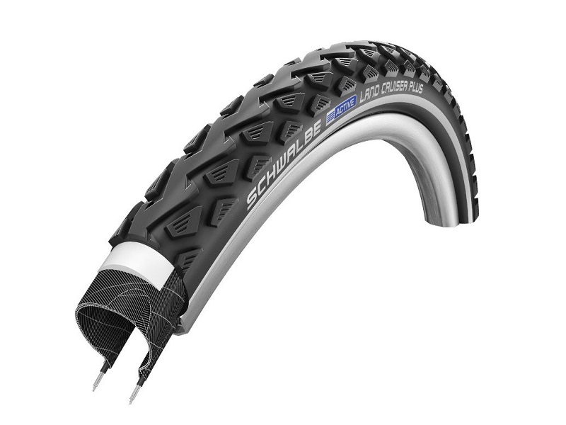 Schwalbe Land Cruiser Plus Active  - 27.5x2.00 Inches - Black-Reflex Dış Lastik