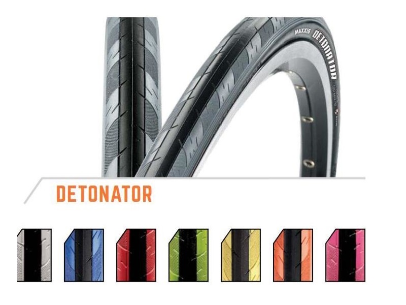 DETONATOR Siyah 700X23c ETRO 23-622 TPI 60 Telsiz MATB86352100 Maxxsis Dış Lastik