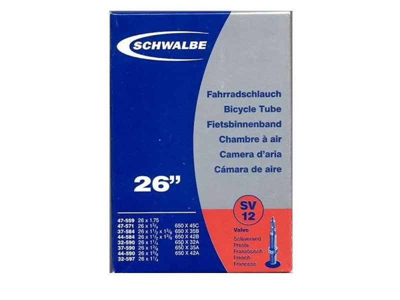 SCHWALBE İÇ LASTİK  26; SV12 40MM 32/47-559/597