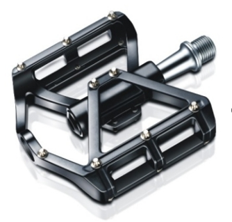 Briviga PEDAL HF-606 PLATFORM ALÜMİNYUM CNC CR-MO MİL SİYAH 110x100mm 361g/pr