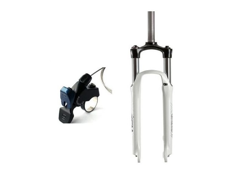Suntour Amartisör 27.5 Maşa SF14 XCM--DS RL-27,5 100 Gidondan Kilitli Beyaz