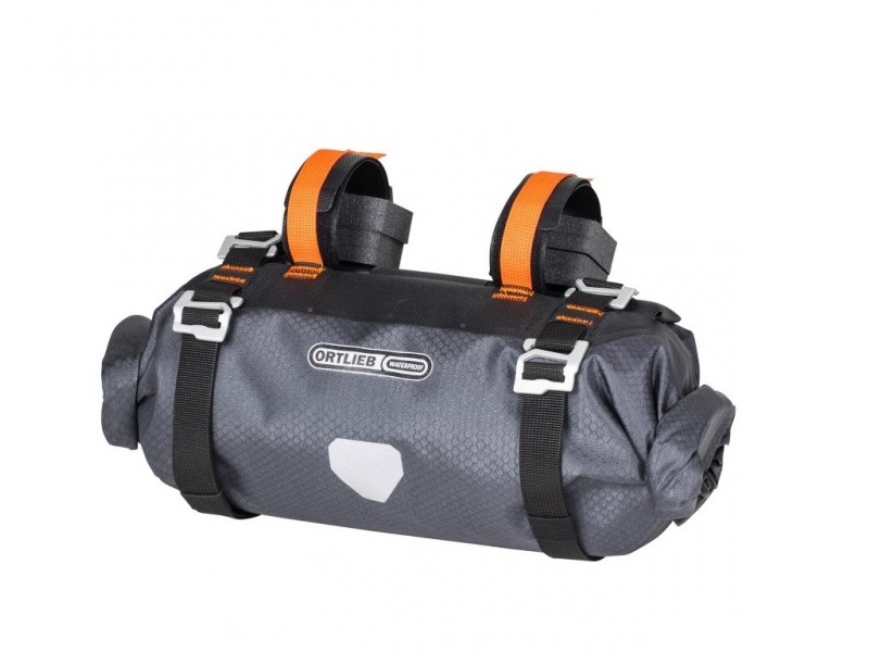 ORTLIEB Bikepacking Gidon Çanta 9L Siyah-Turuncu F9931