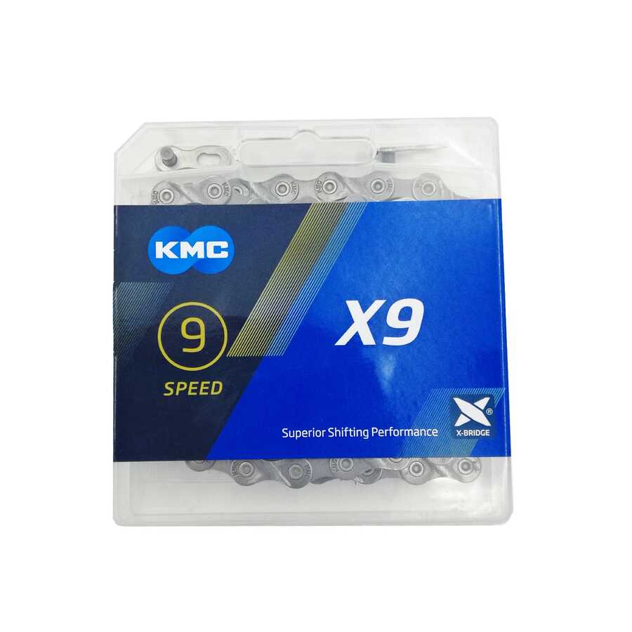 KMC ZİNCİR X9 GRİ 9 VİTES UYUMLU KUTULU 114L BX09GG114